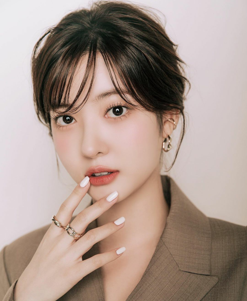 可爱女生的刘海儿