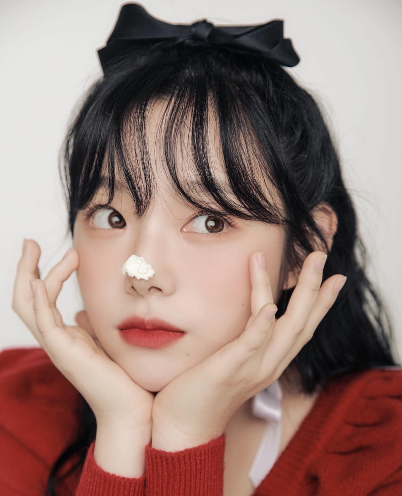 可爱女生的刘海儿