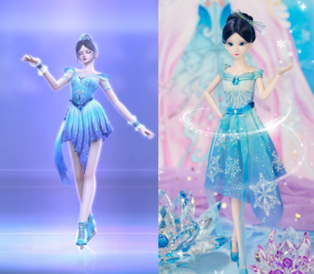 叶罗丽冰莲花中的角色娃娃,梦公主的造型神还原,白光莹变稚嫩了