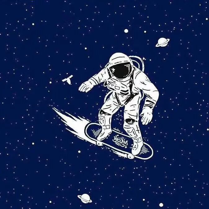 背景图宇航员微信背景图
