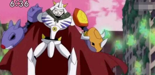 关键时刻,奥米加兽的徒弟高吼兽挺身而出,用摇滚之魂击退了伪装兽.