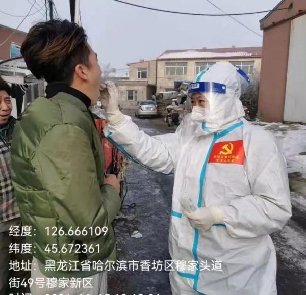 志愿者孙仁军,是黎明街道穆家沟村一名即将转正的党员,也是一名退伍