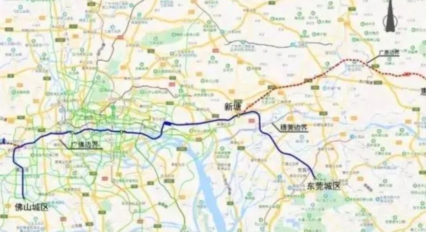 东莞:广深第二高铁站设南城蛤地附近!常平至龙华城际设站松山湖_腾讯