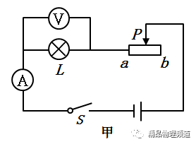 5.如圖甲是伏安法測小燈泡的電功率,電阻的實驗電路圖.