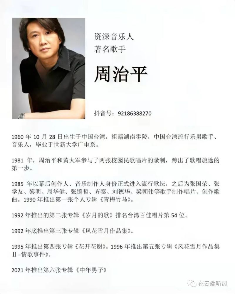 著名音乐人丁小青,周治平制作视频致敬"帽子歌后"凤飞飞