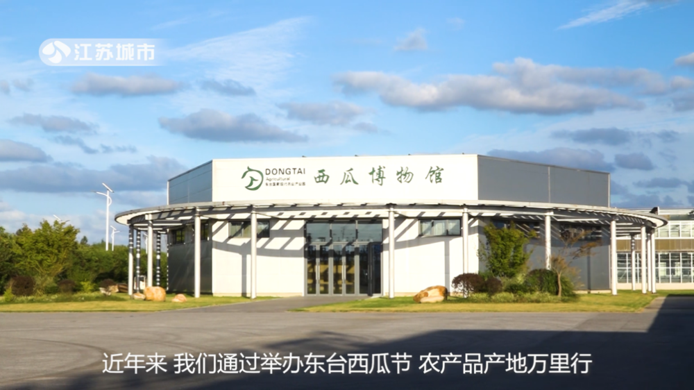 东台市三仓镇党委副书记 常亮:"近年来,我们通过举办东台西瓜节,农