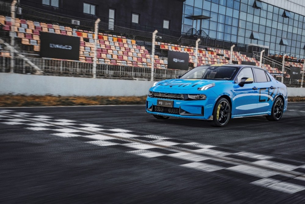 百公里加速57s领克03cyan定制版自带改装件轻松合法上路