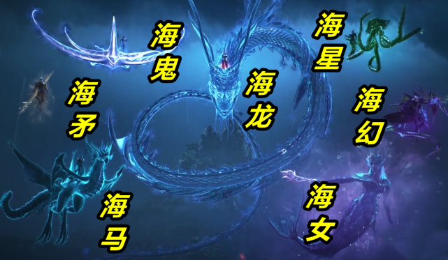 斗罗大陆:一张图看清七个"海武魂",魔鬼鱼霸气,海魔笛竟然是海螺|斗罗