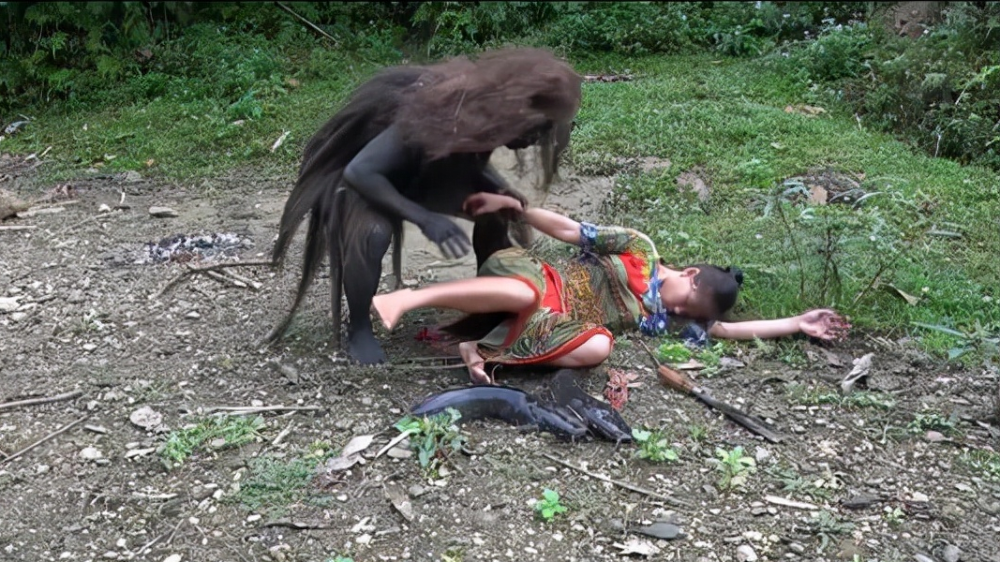 四川大木山惊现野人!人形熊身多人目睹,被抓后要求上"户口"?_腾讯新闻