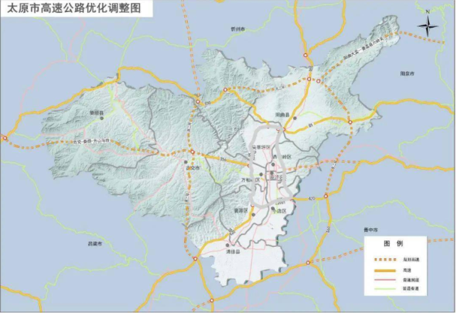 太原将新增一高速规划连接古交娄烦方山三地将于近期开建