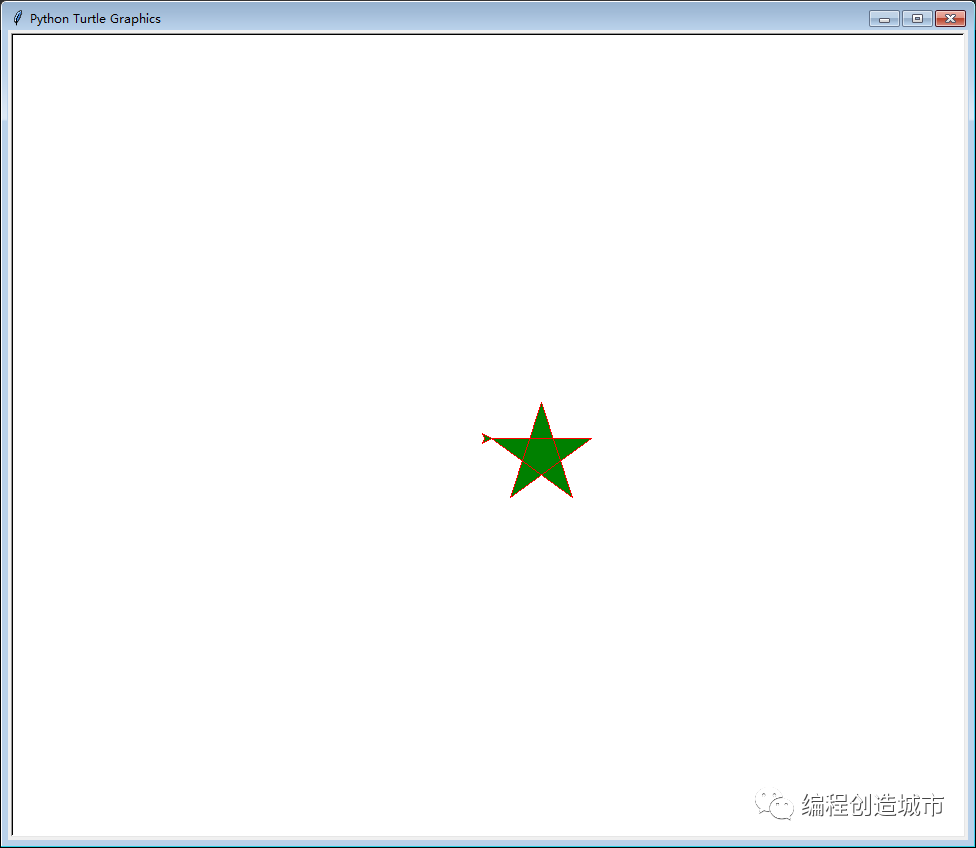 考点海龟画图turtle库的使用绘制五角星矩形等python习题09