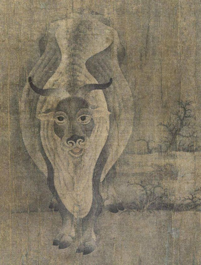 唐代 韩滉《文苑图》(部分)设色 故宫博物院藏唐代 韩滉《文苑图》
