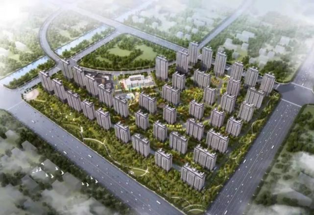 苏锡通园区张芝山镇七期安置房效果图目前,总投资约26亿元,面积37万