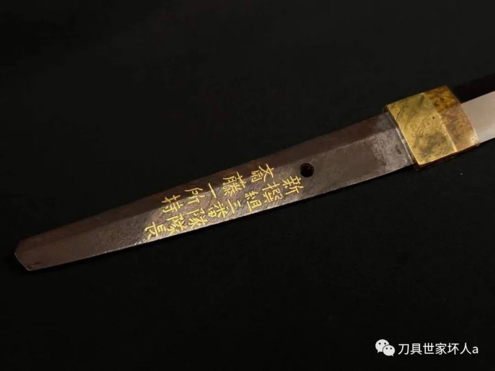 新选组斋藤一金象嵌持刀