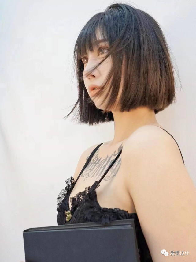 短发|发型|直发|头发|脸型