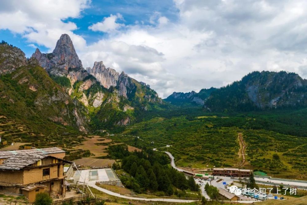 東哇村,業日村,達日村,代巴村四個間距不遠的村莊和一個藏傳佛教寺廟