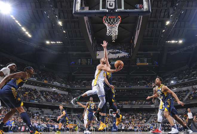 尼克斯心里苦库里5记三分26667失误勇士准绝杀步行者