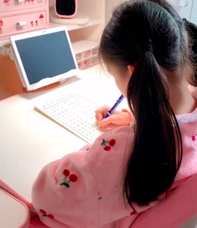 9岁女孩写字火了400天成练字天花板原来她家有这样一张表