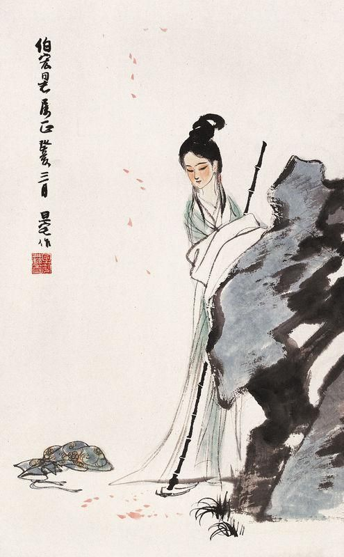 古风仕女国画画家刘旦宅