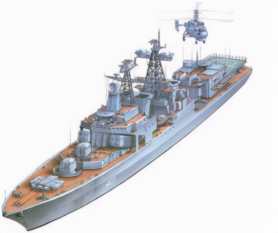 美苏冷战时代,苏联红海军的"无畏"级驱逐舰性能分析研究