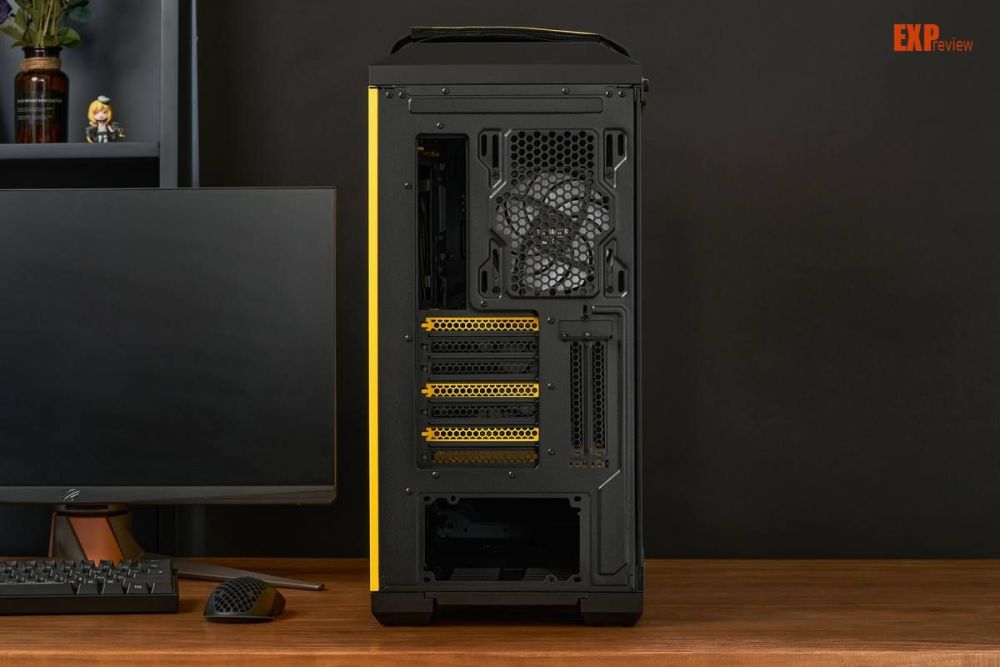 华硕tufgaminggt501鬼灭之刃联名限定版机箱评测霹雳一闪众鬼皆寂