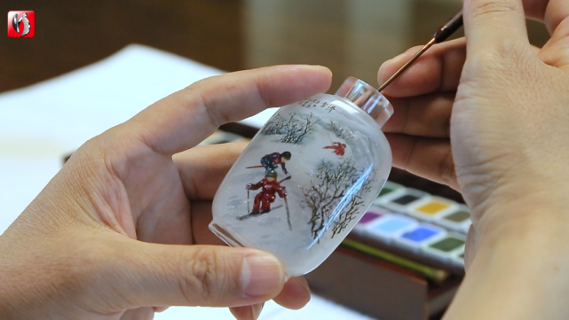 衡水内画盈寸之地勾勒冬奥万千气象