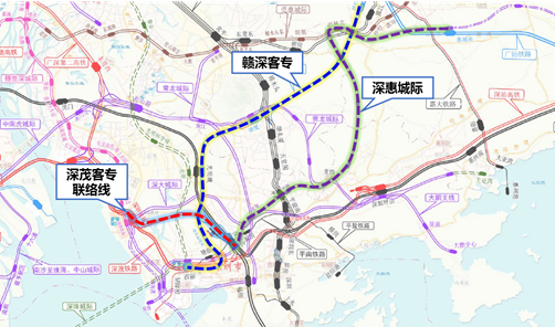 粵港澳大灣區鐵路樞紐總佈置示意圖亮點二:強化對外聯繫1,積極爭取22