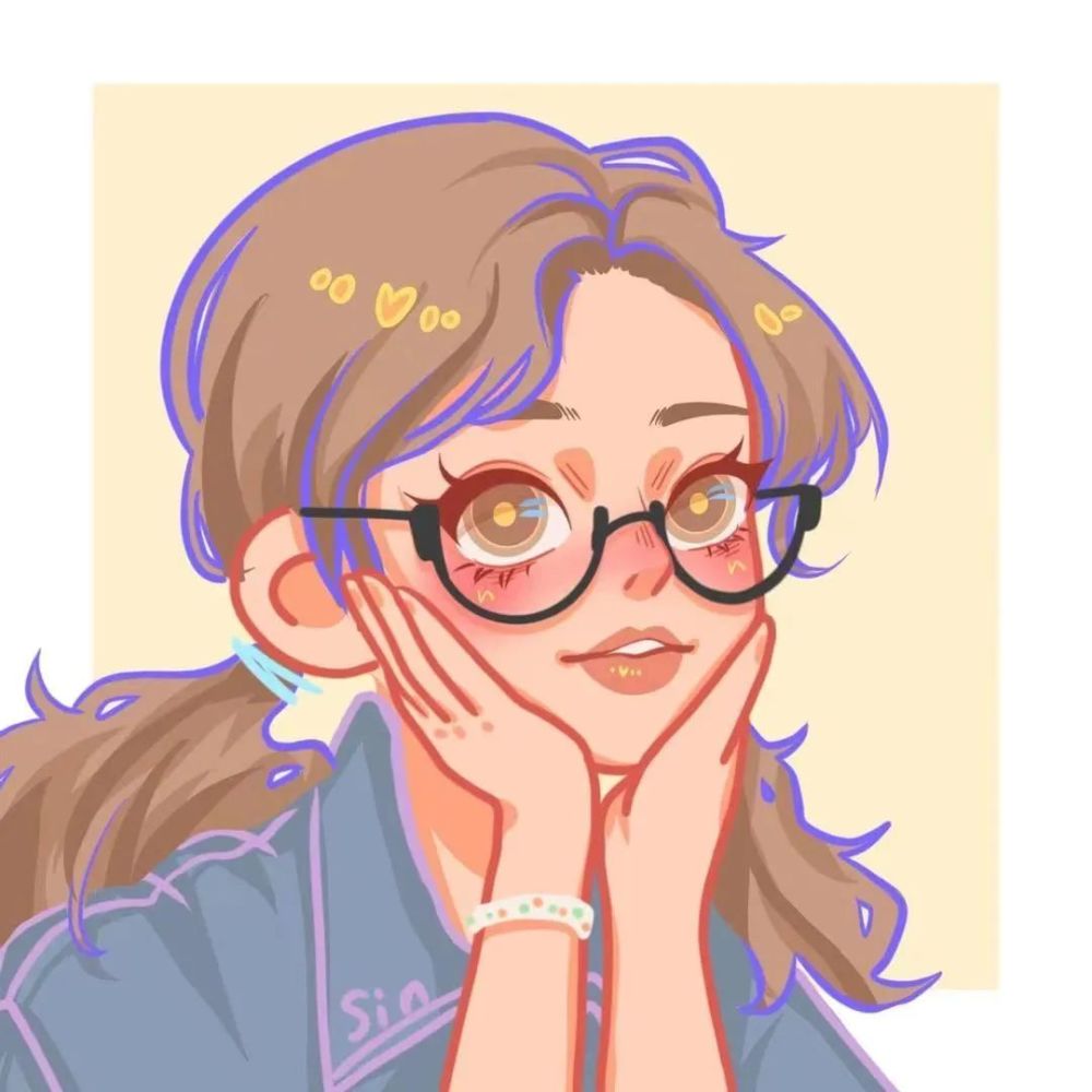 头像可爱卡通女生头像手绘鸭风fg女生头像