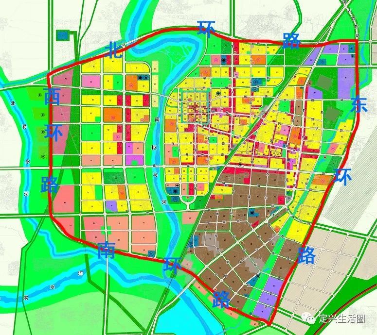 定兴东环南环西环北环位置在哪儿