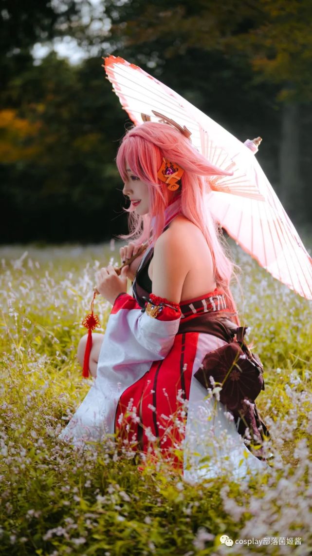 cos:原神屑狐狸八重神子cos正片@nico酱