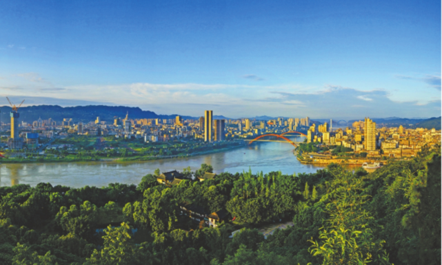 长江首城宜宾(宜宾市委宣传部供图)