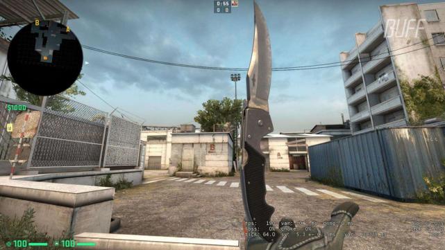 csgo这把刀的特殊动作检视100次才能看到一次