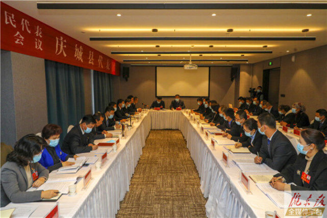 【聚焦庆阳两会·图集】市人大代表分团审议政府工作报告,计划和财务