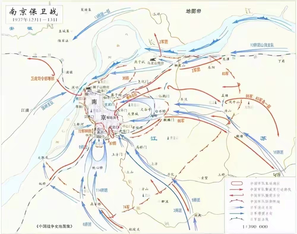 南京保卫战地图详图图片