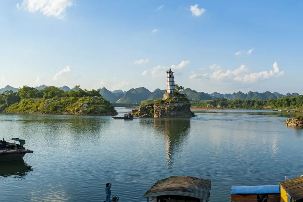 绝美大片来袭快来围观左江斜塔400岁生日摄影展