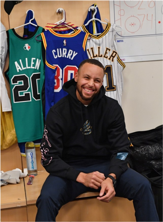 nba NBA历史三分球TOP3球衣同框 库里书写历史