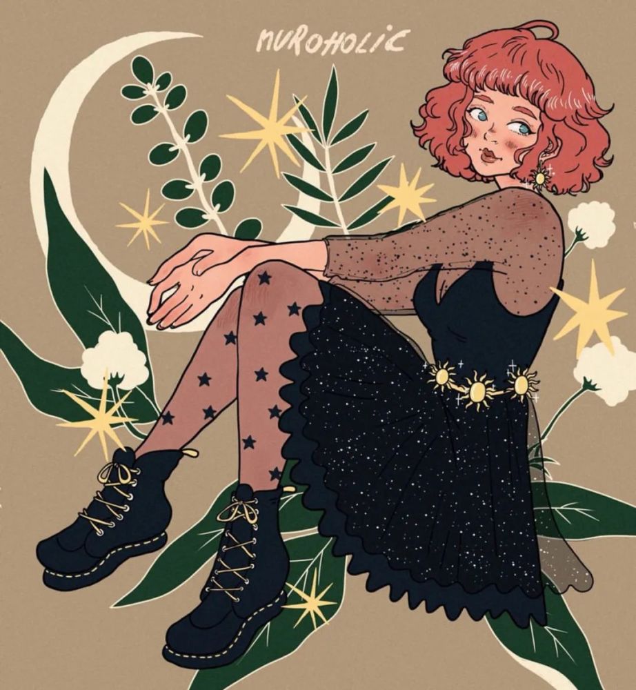 一组创意人物头像插图