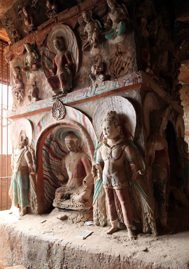 特窟中的特窟金塔寺飞天