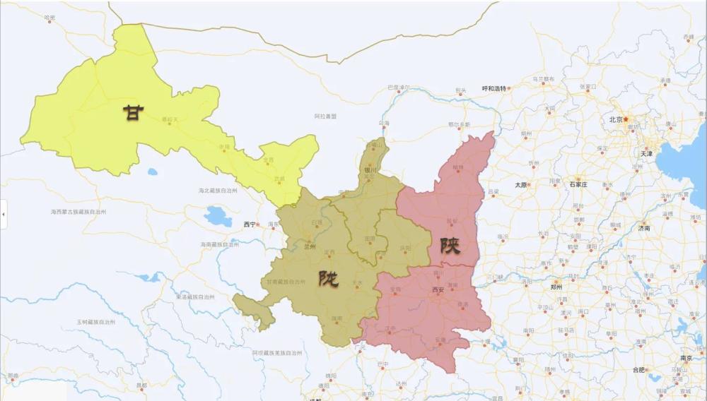 西寧銀川因甘肅分治而崛起榆林延安能不能因陝西分治崛起