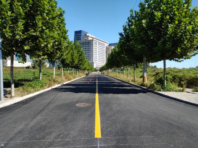 丽泽南区全部次干,支路累计建设完成约85% 丽泽管委供图