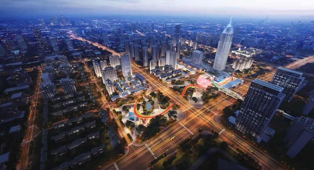 站点的无缝衔接,慢行系统的渗透和串联,构建多业态复合的活力未来社区