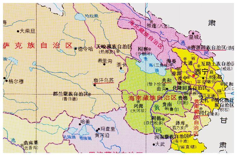 甘肅與青海的區劃調整,甘肅省7個縣,為何劃入了青海省?_騰訊新聞