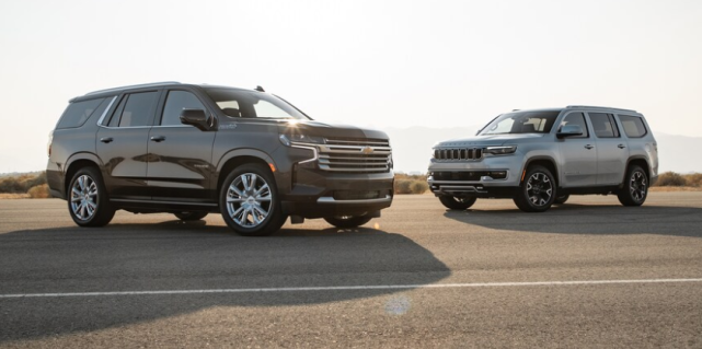 2022年吉普瓦格纳与2021年雪佛兰太浩大而负责