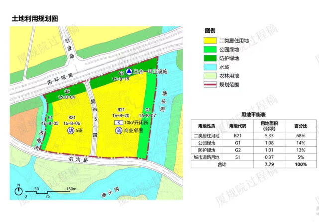 約83畝莆田白塘湖地塊即將拍賣規劃圖曝光