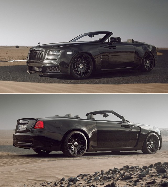 这辆改宽体的劳斯莱斯敞篷车,谁能抗拒?