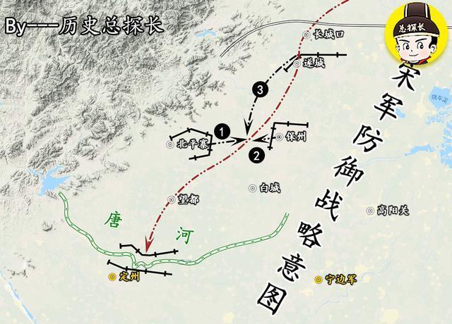 地圖上的戰爭遼國20萬大軍南下威逼宋朝雙方簽訂澶淵之盟