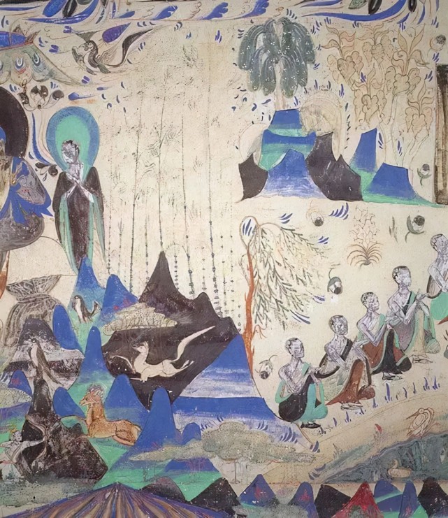 林草科普敦煌壁画中的植物柳树