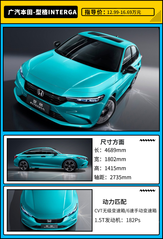 12 99萬起1匹馬力還配6mt 本田型格正式上市 天天看點