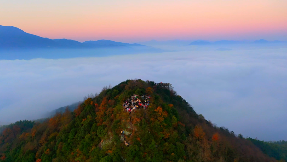 【美麗霍山】秋醉單龍寺_騰訊新聞