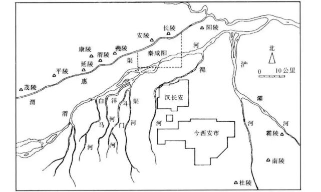 放眼西汉时期,帝陵主要分布在长安城北的咸阳原上,最东端是汉景帝的